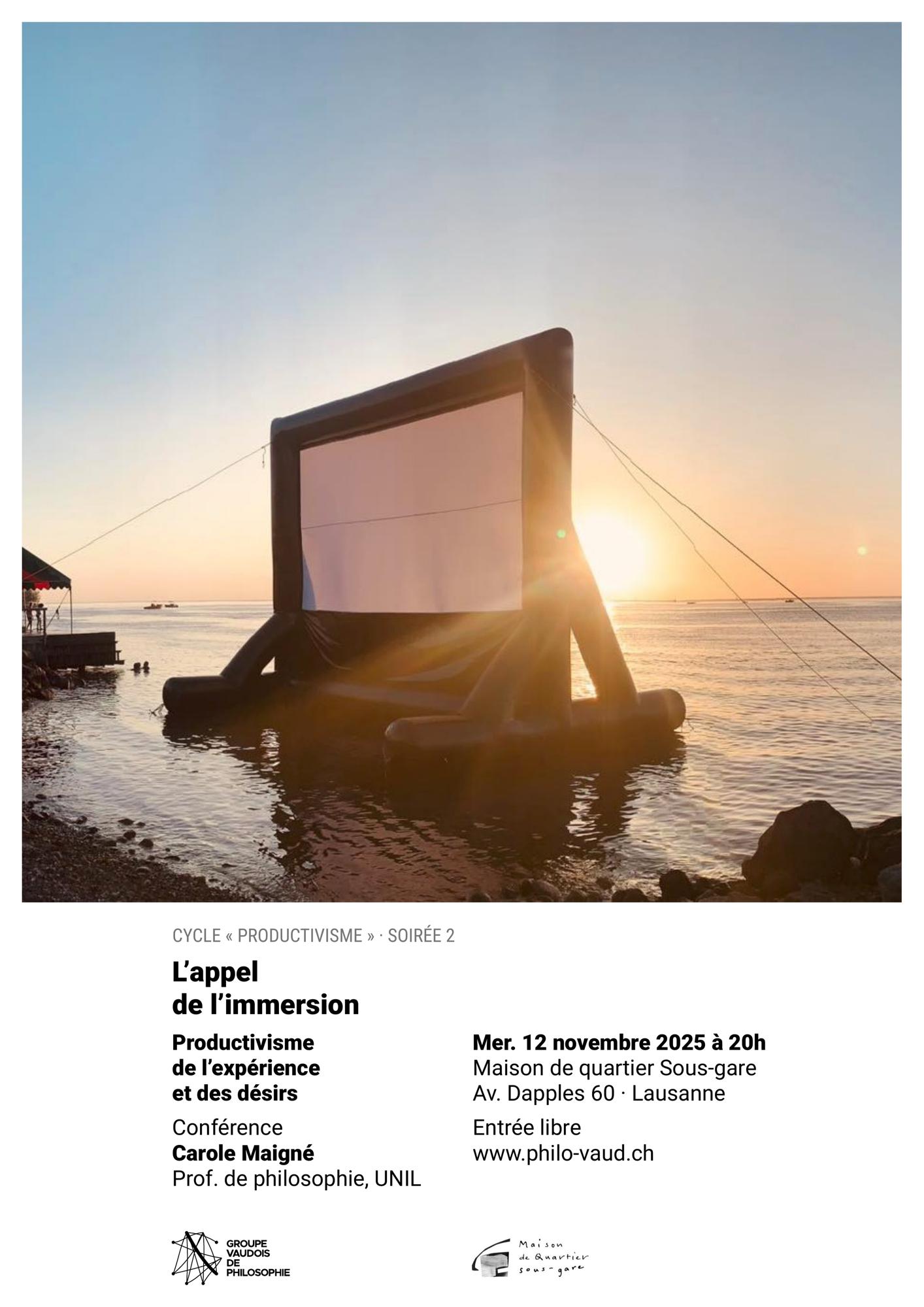 L’appel de l’immersion : productivisme de l’expérience et des désirs